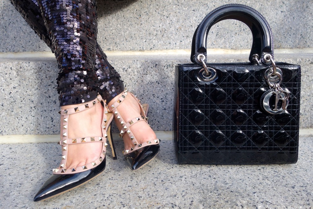 valentino rockstud sequin
