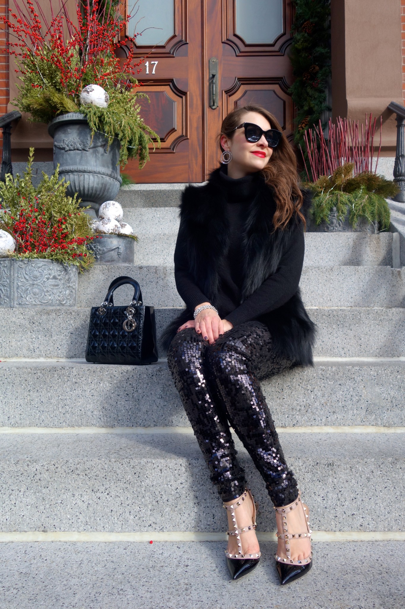 express sequin leggings, dior lady dior purse, boston, the-alyst.com
