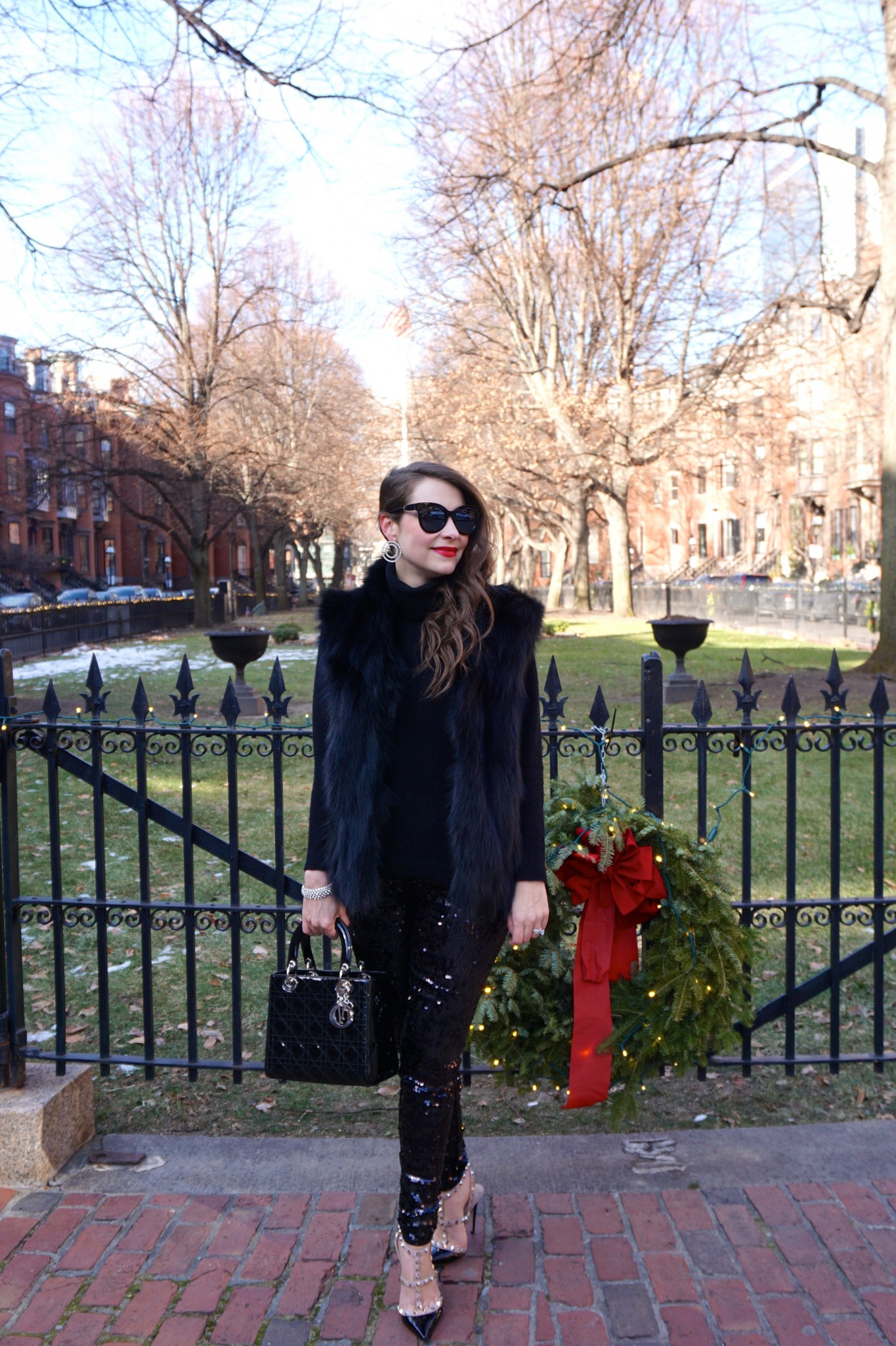 express sequin pants, NYE style, boston, the-alyst.com