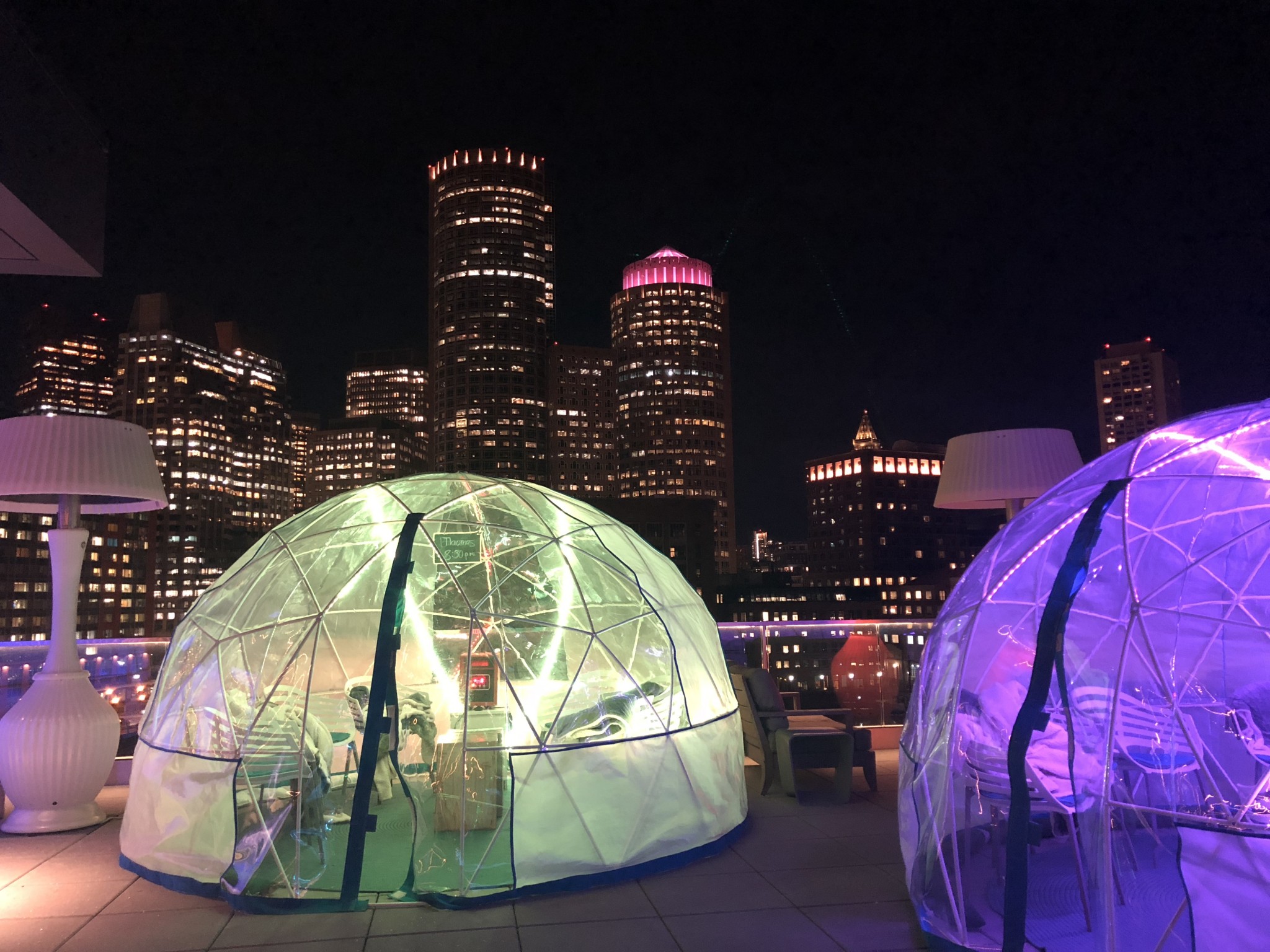 igloos at the envoy hotel boston, the a-lyst.com