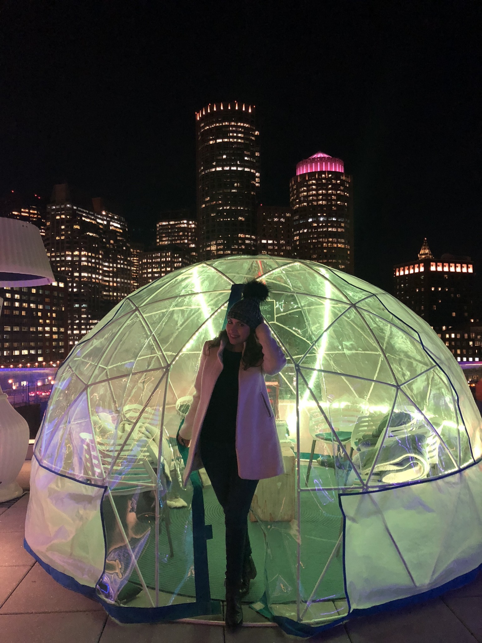 igloos at the envoy hotel boston, the a-lyst.com