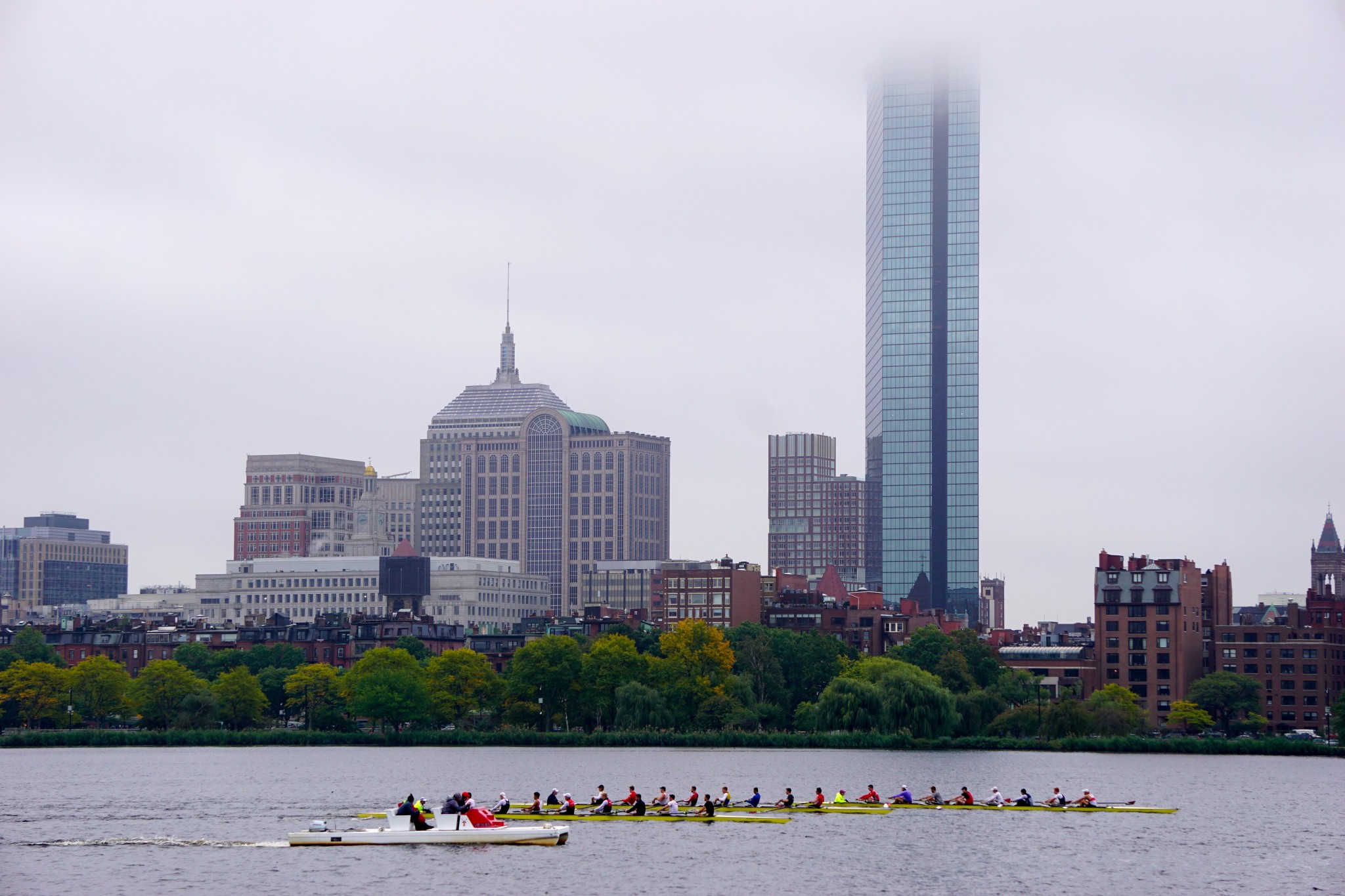 boston skyline in fog, the-alyst.com