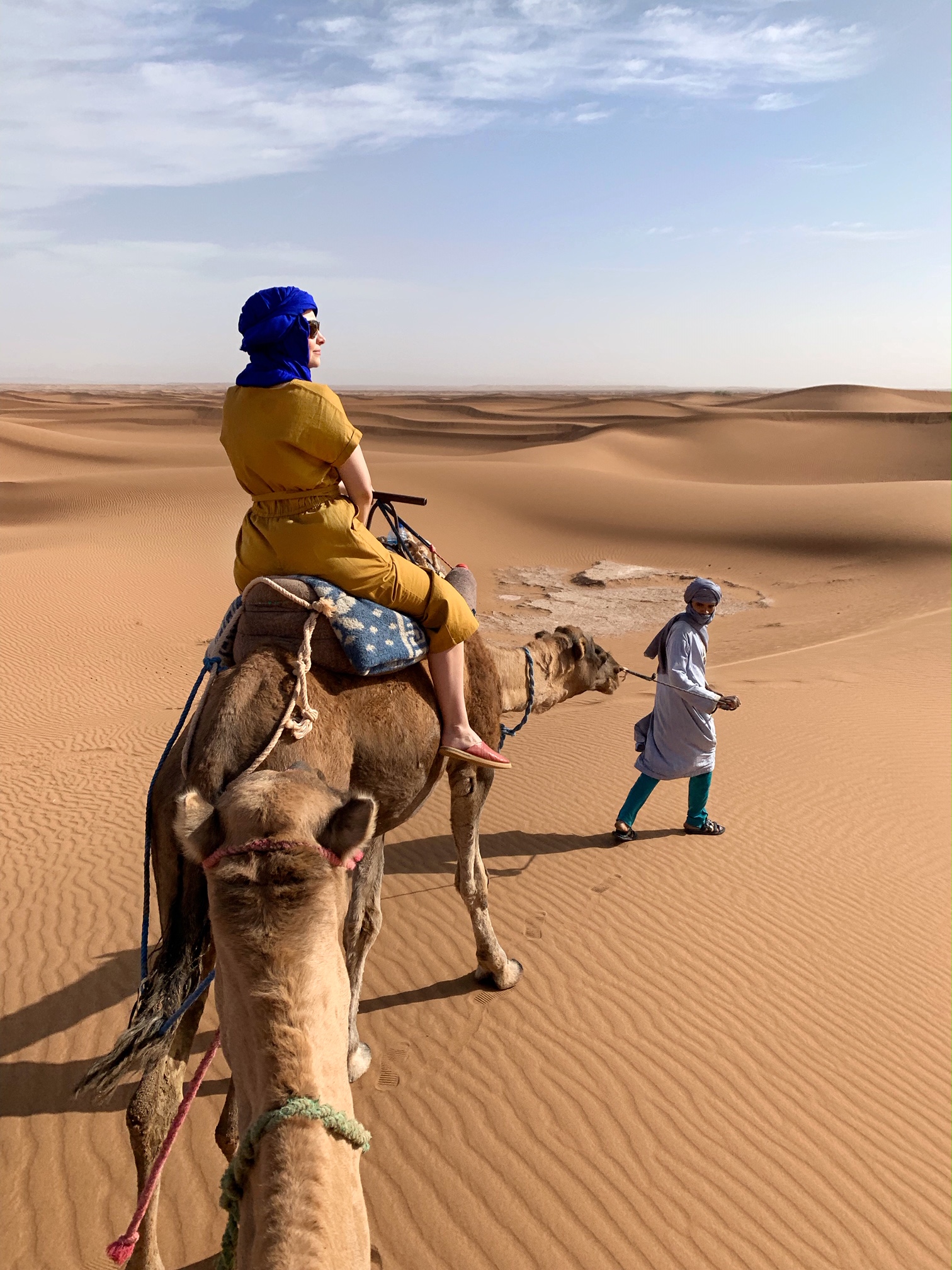 Erg Chigaga Desert Luxury Camp, camel ride, morocco, the-alyst.com