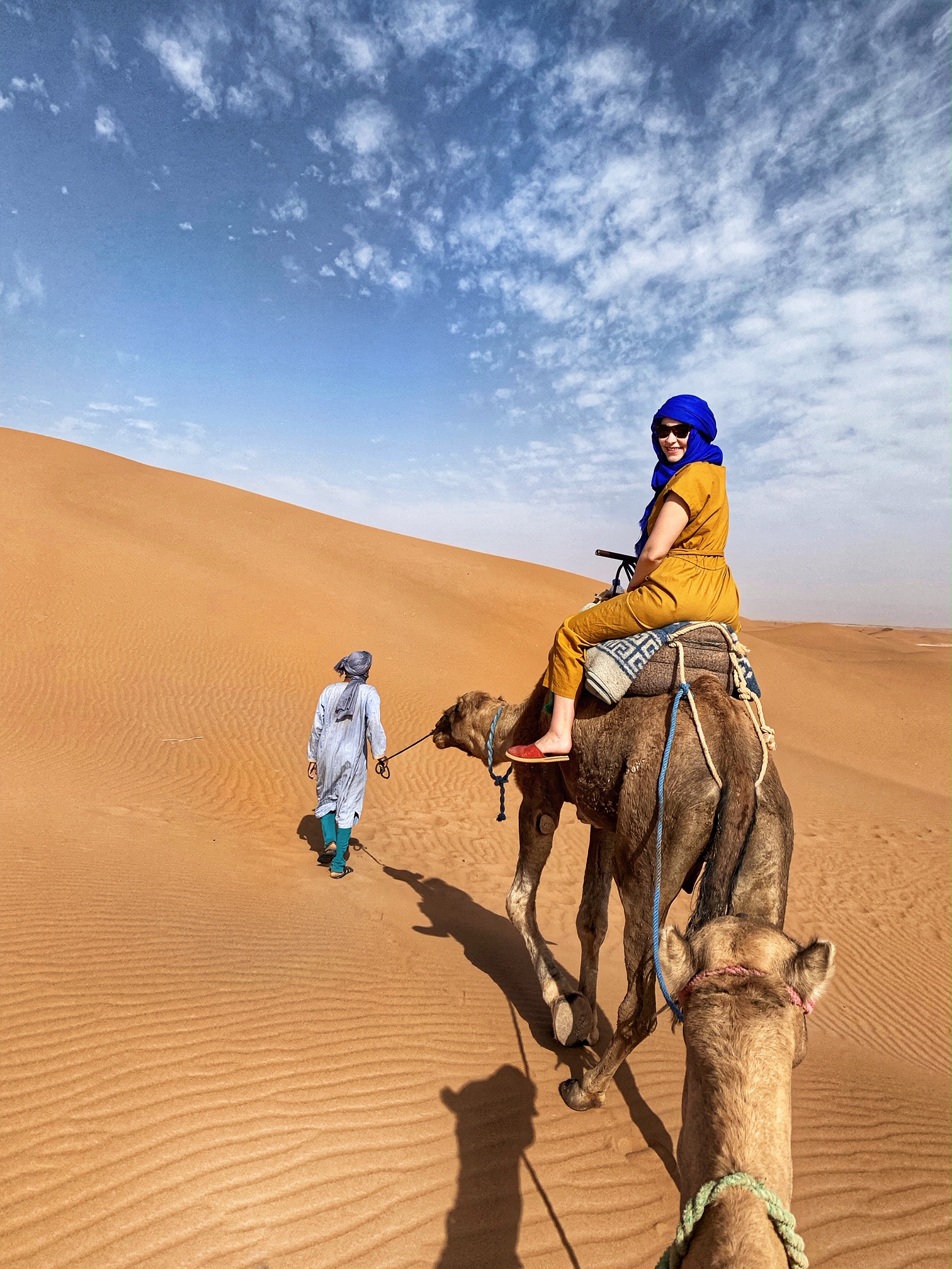 Erg Chigaga Desert Luxury Camp, camel ride, morocco, the-alyst.com