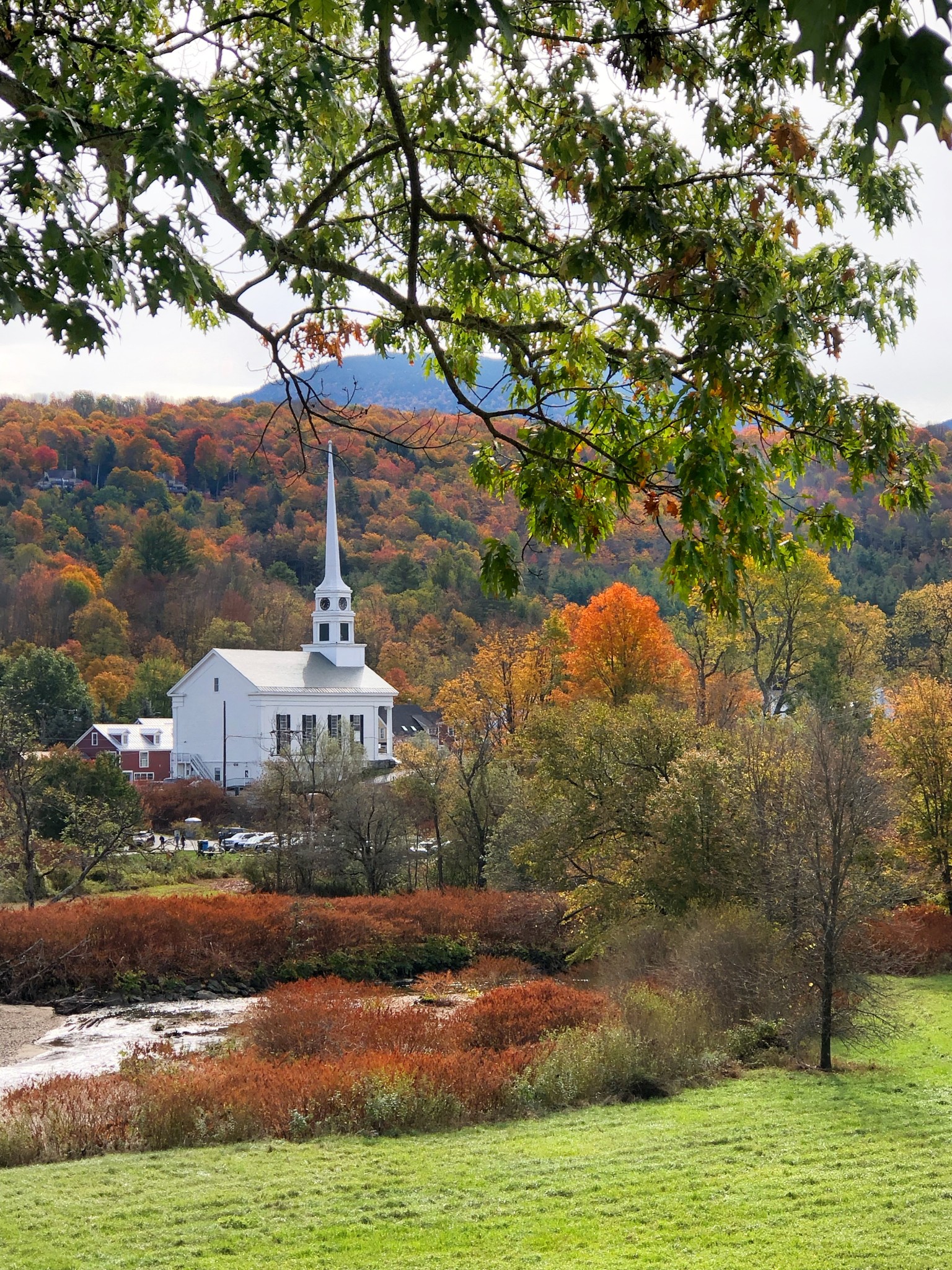 leaf peeping, foliage, stowe, vermont, the-alyst.com